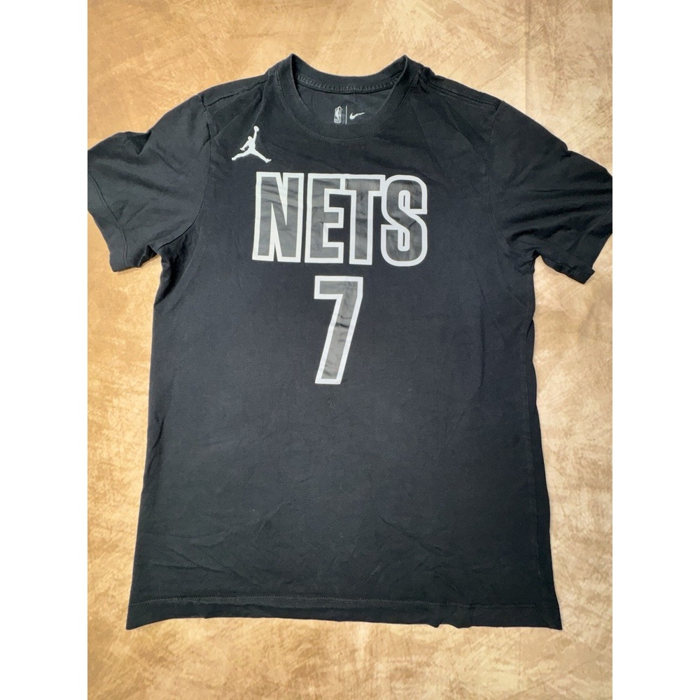 Nike Air Jordan Brooklyn Nets Durant NBA T Shirt Men Size Medium black